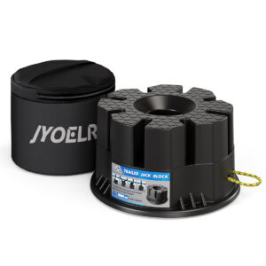 Trailer Jack Block – 10,000 lbs Capacity, Fits Most RV Jacks