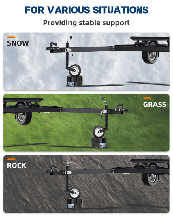 Trailer Jack Block – 10,000 lbs Capacity, Fits Most RV Jacks - Image 2