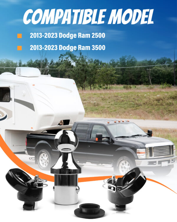 60618 Puck System Gooseneck Hitch Ball Kit - Image 7
